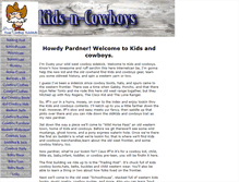 Tablet Screenshot of kids-n-cowboys.com